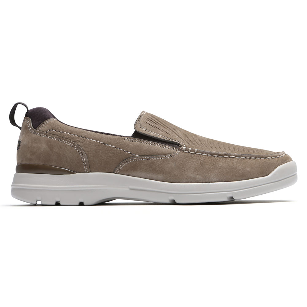 Rockport Mens Slip-On Grey - City Edge - UK 402-OKIFYE